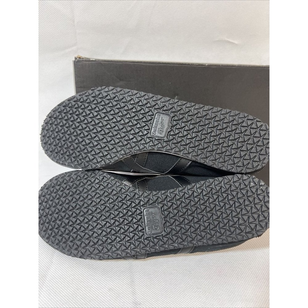 NEW IN BOX ONITSUKA TIGER MEXICO 66 SLIP-ON SNEAKERS BLACK WHITE SZ 8 WMN 9.5 - Picture 5 of 6